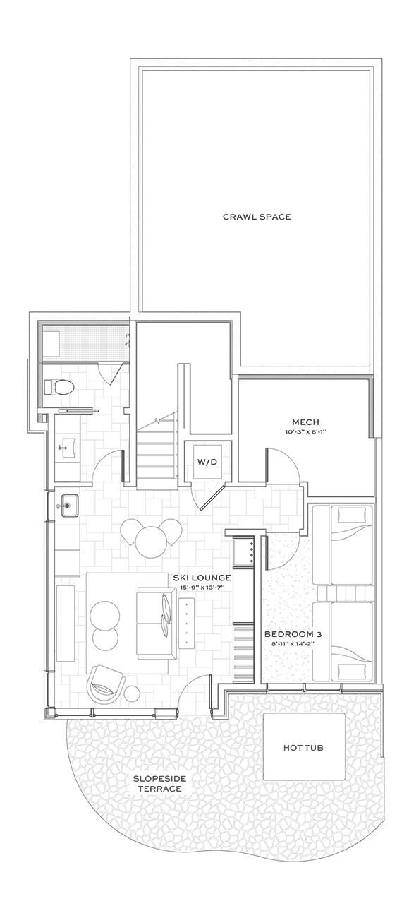 Residence 3 - Slopeside Level