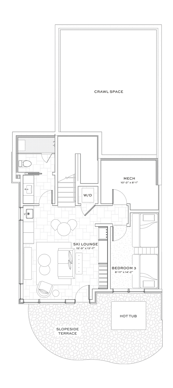 Residence 6 - Slopeside Level