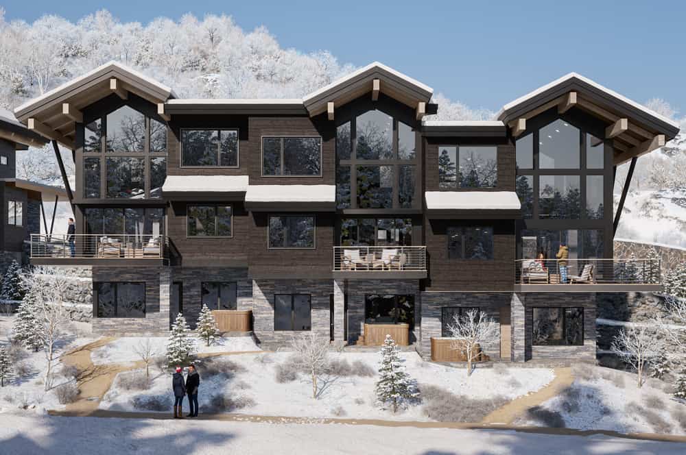 Havens triplex exterior rendering