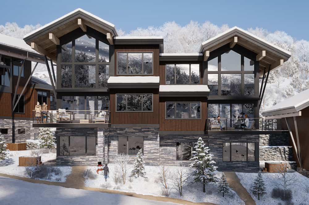 The Havens duplex exterior rendering