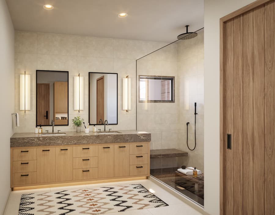 Duplex Primary Bathroom