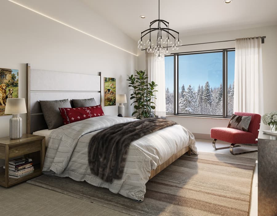 Duplex Primary Bedroom